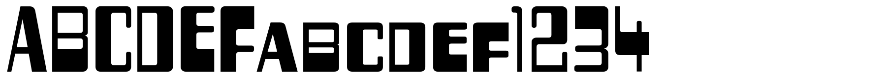 Schriftmuster von 256 Bytes