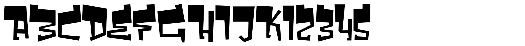 Schriftmuster von Bomr