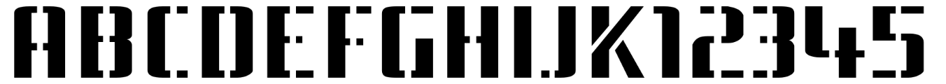 Schriftmuster von Braeside