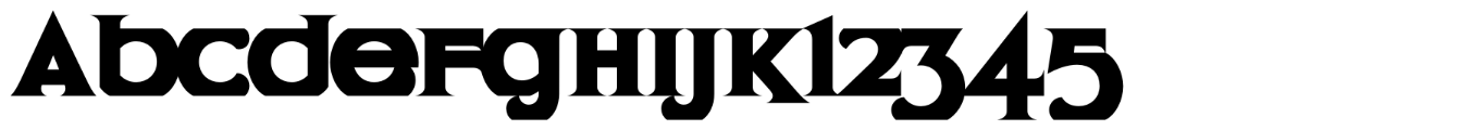 Schriftmuster von Cyclopentane