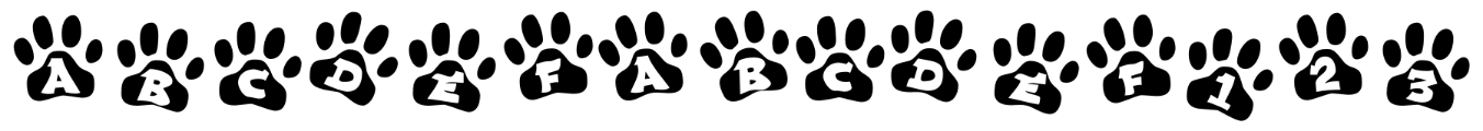 Schriftmuster von Ennobled Pet