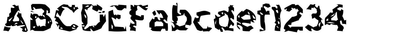 Schriftmuster von Highway to Heck