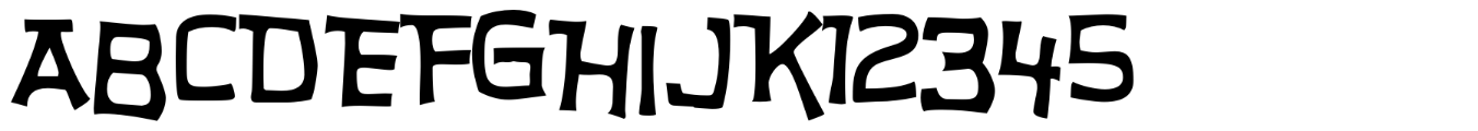 Schriftmuster von Hurry Up