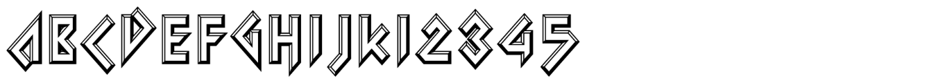 Schriftmuster von Iomanoid