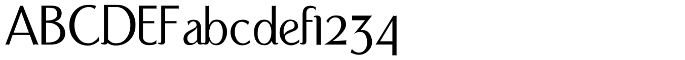 Schriftmuster von Port Credit