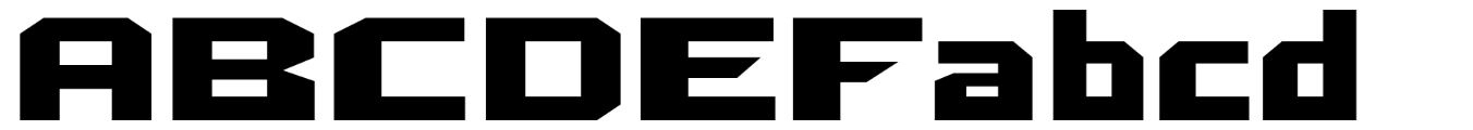 Schriftmuster von Quadrangle