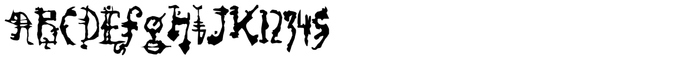 Schriftmuster von So Run Down