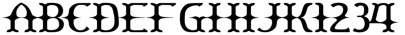 Schriftmuster von Yawnovision