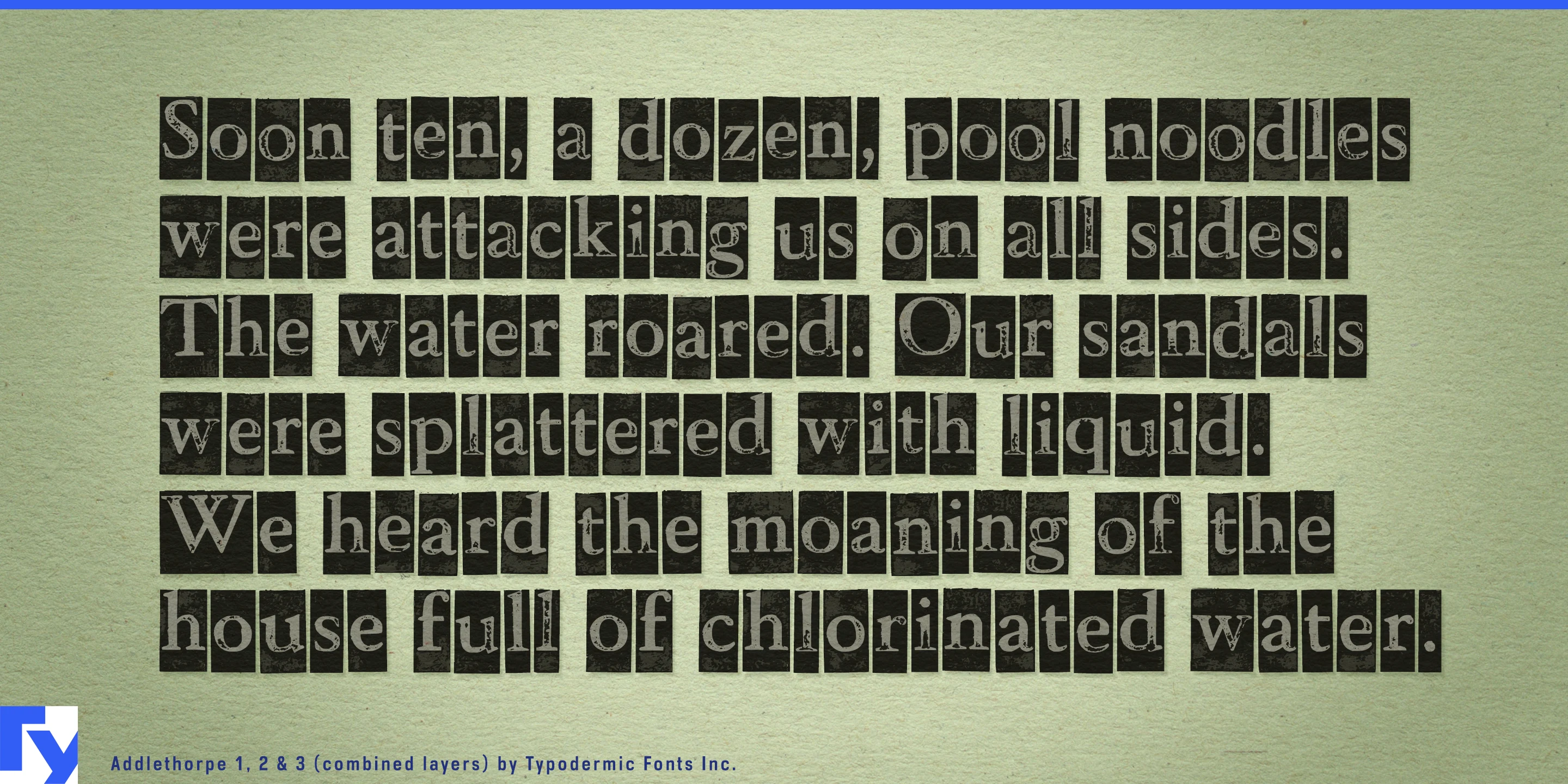 Schriftmuster 3 von Addlethorpe