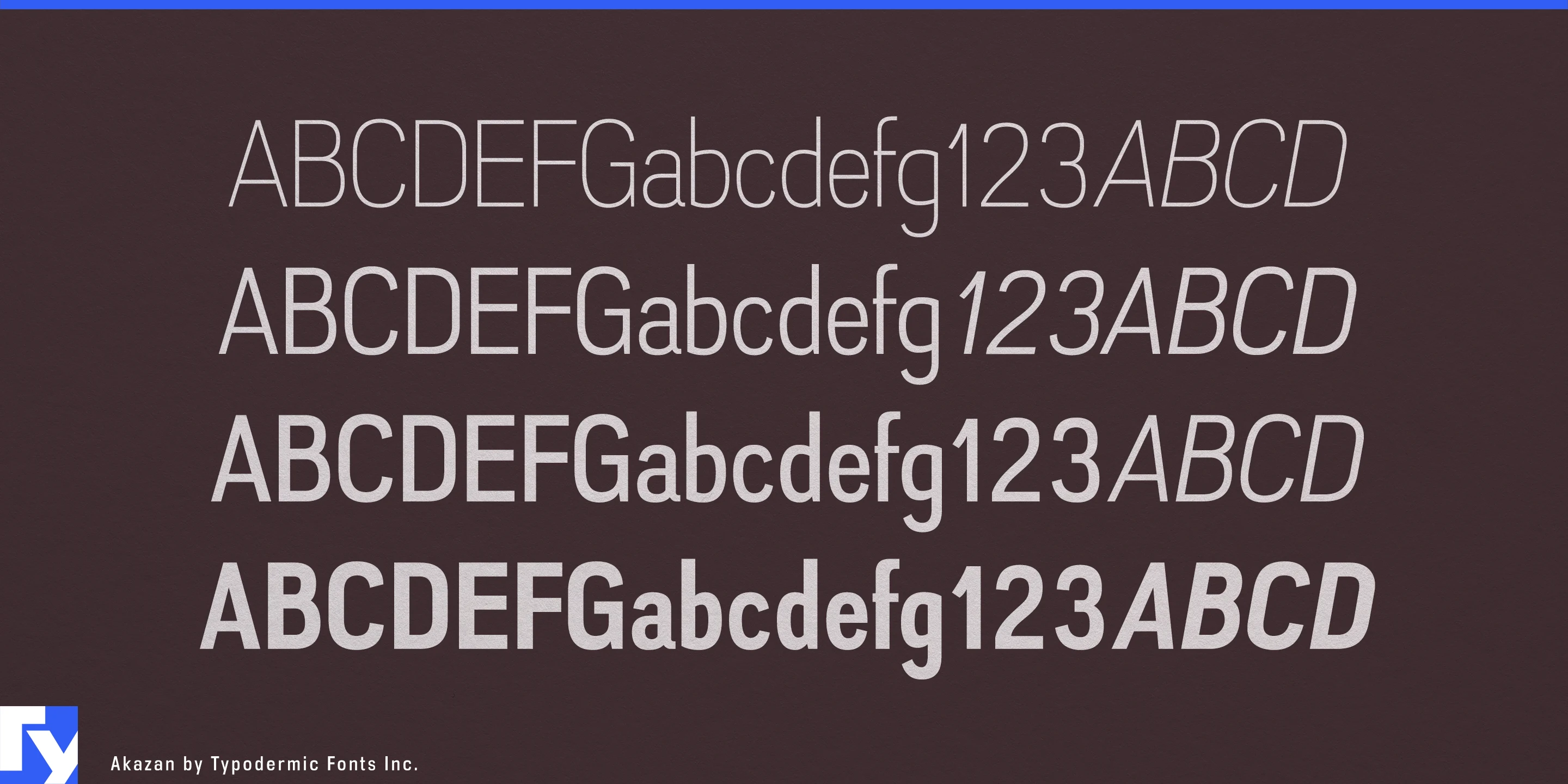 Schriftmuster 4 von Akazan