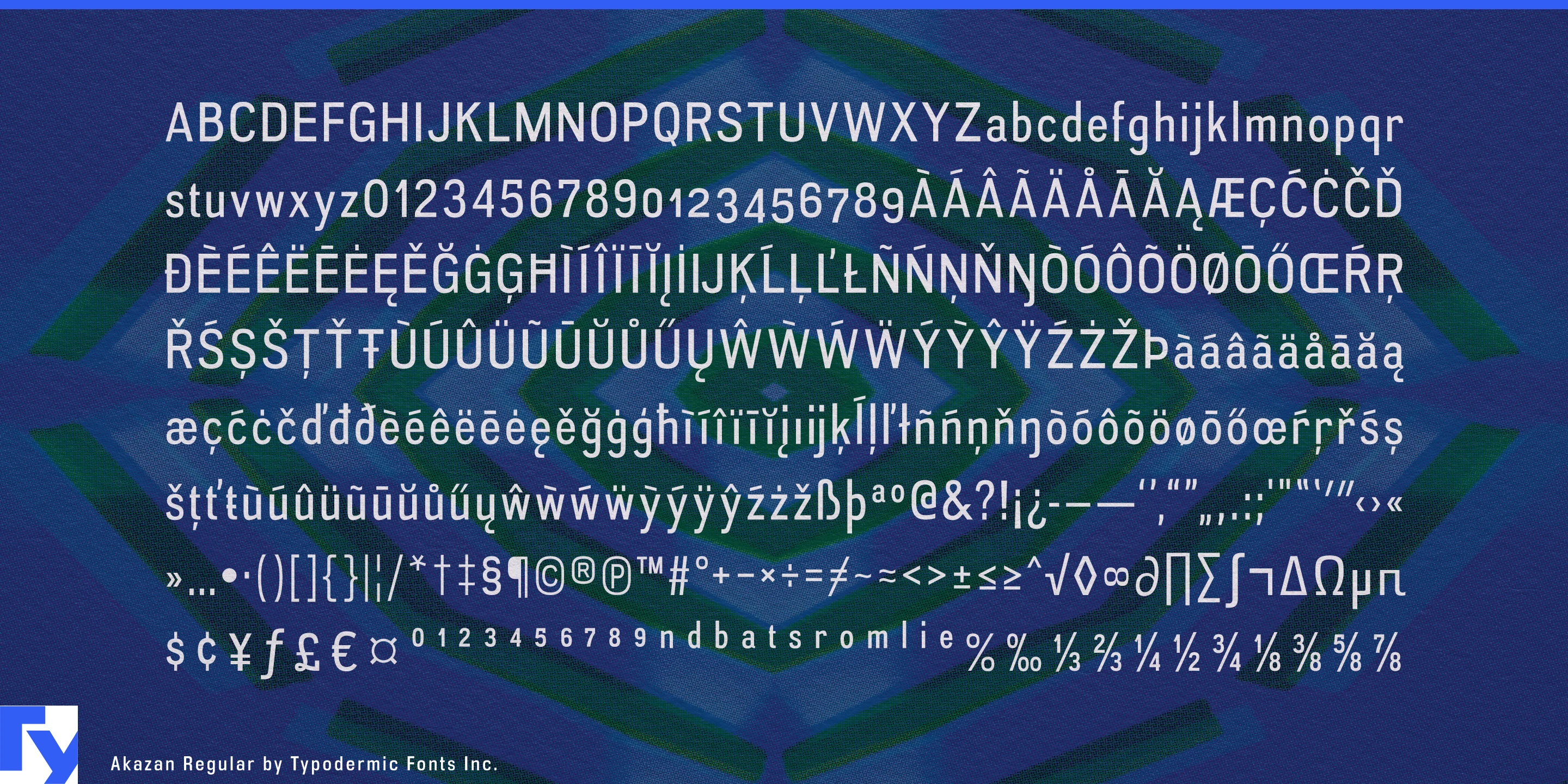 Schriftmuster 5 von Akazan