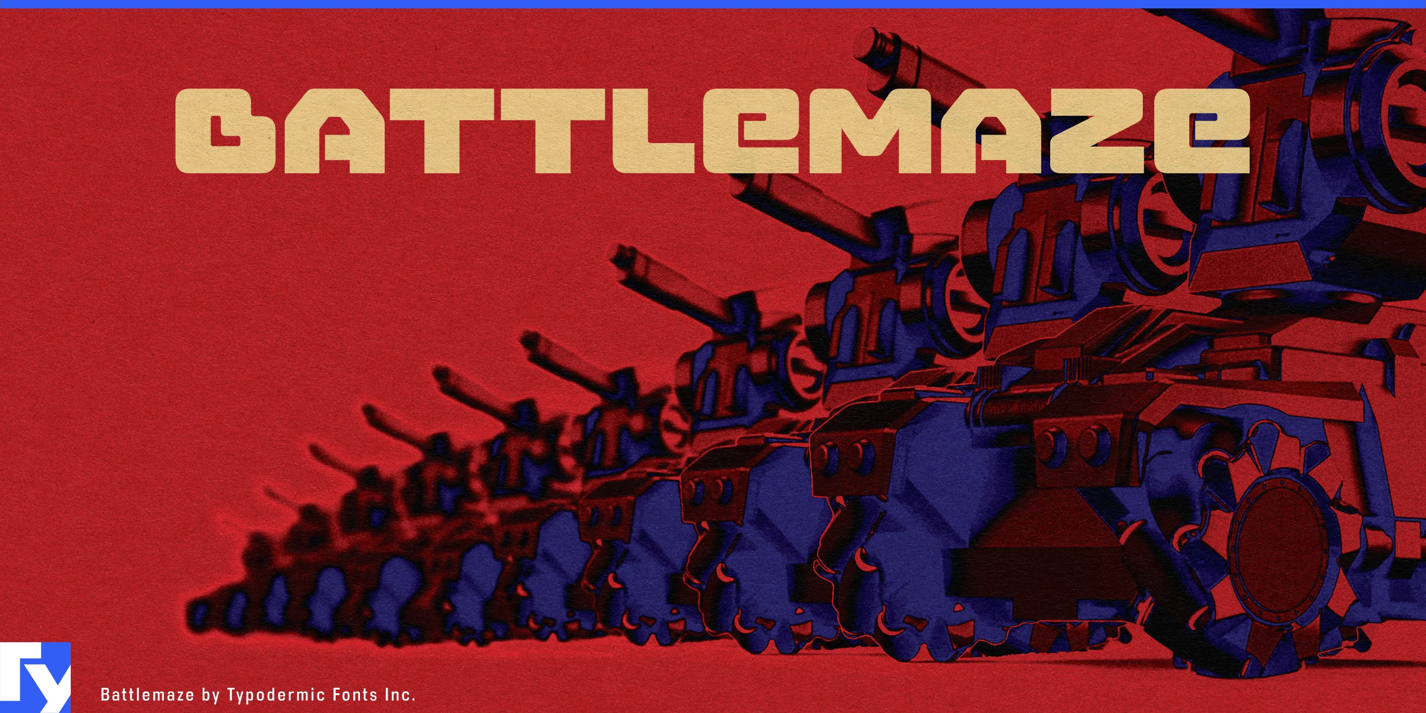 Schriftmuster 1 von Battlemaze