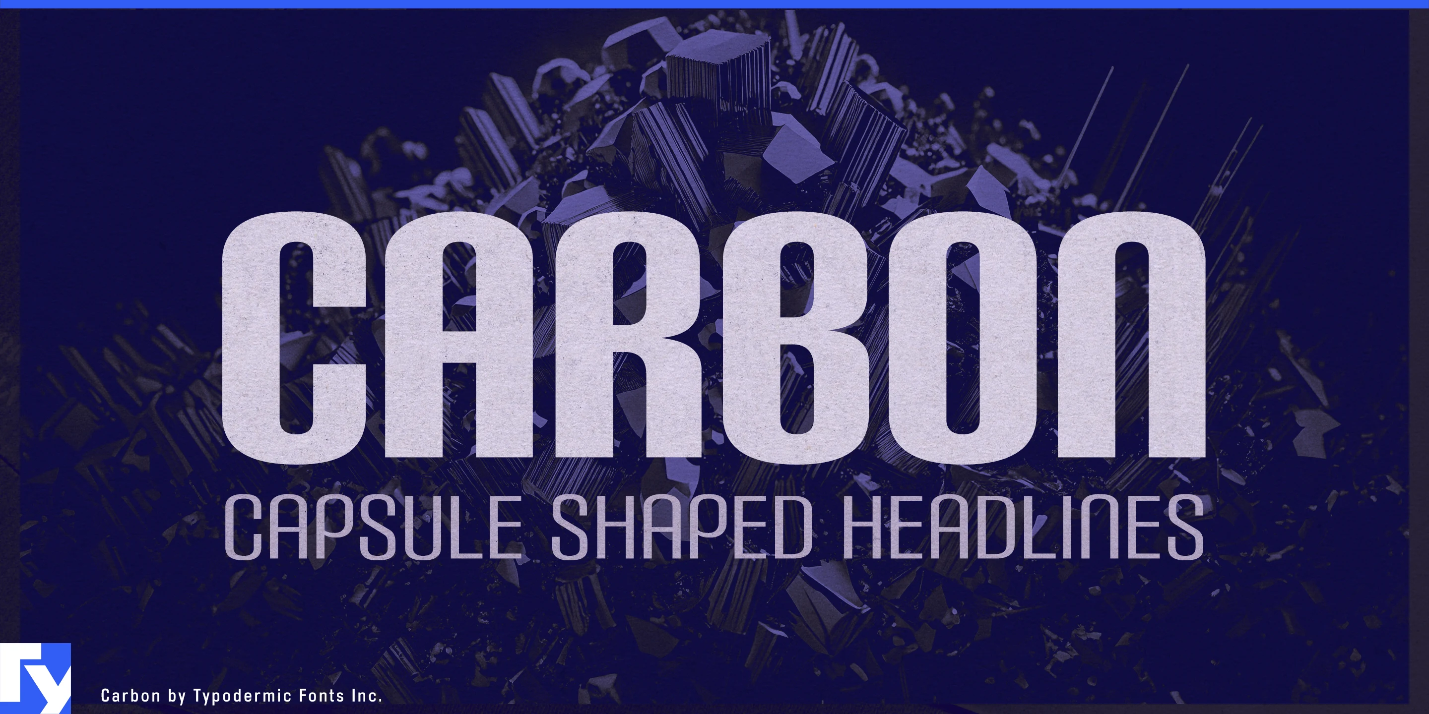 Schriftmuster 1 von Carbon