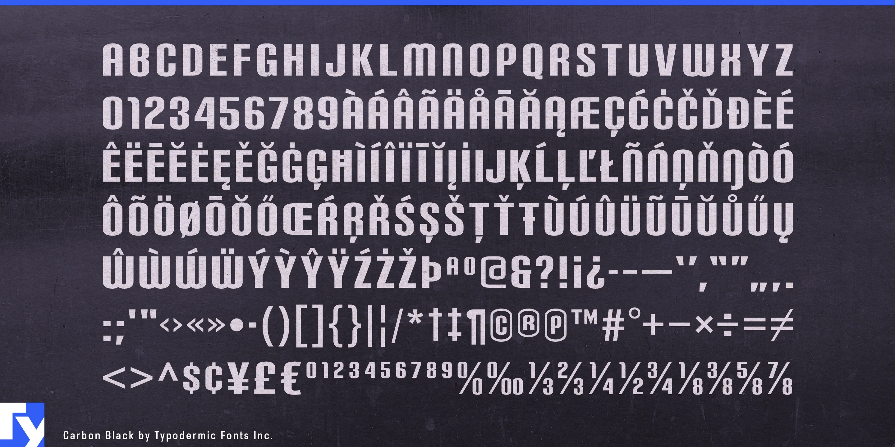 Schriftmuster 5 von Carbon
