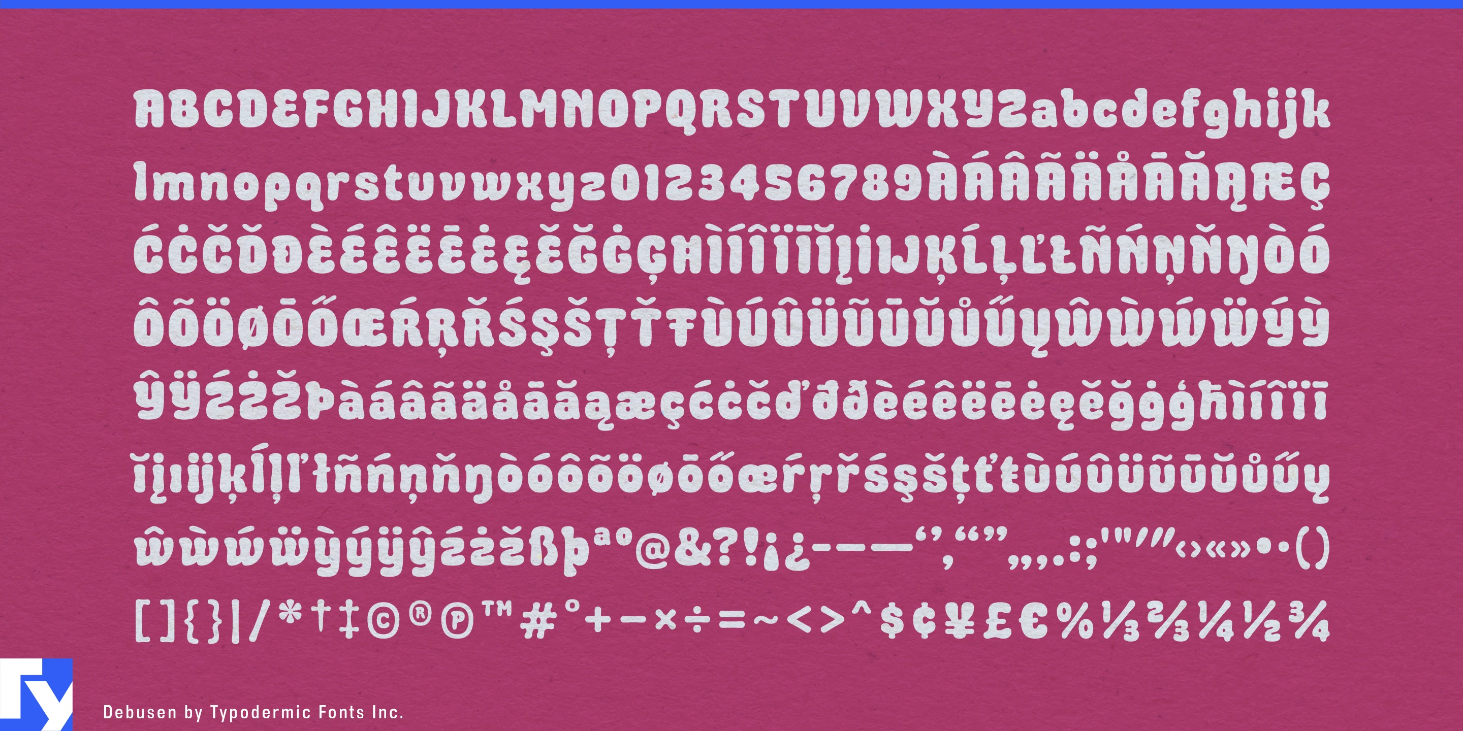 Schriftmuster 5 von Debusen