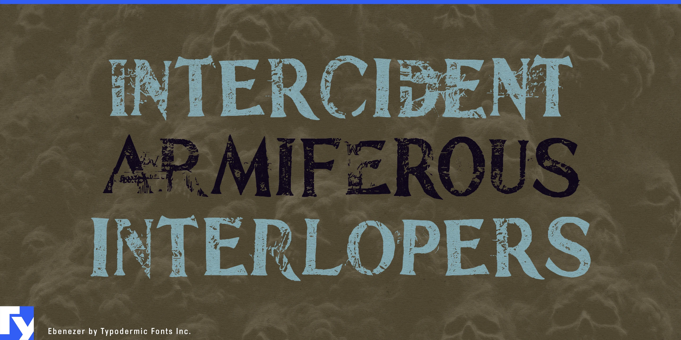 Schriftmuster 2 von Ebenezer