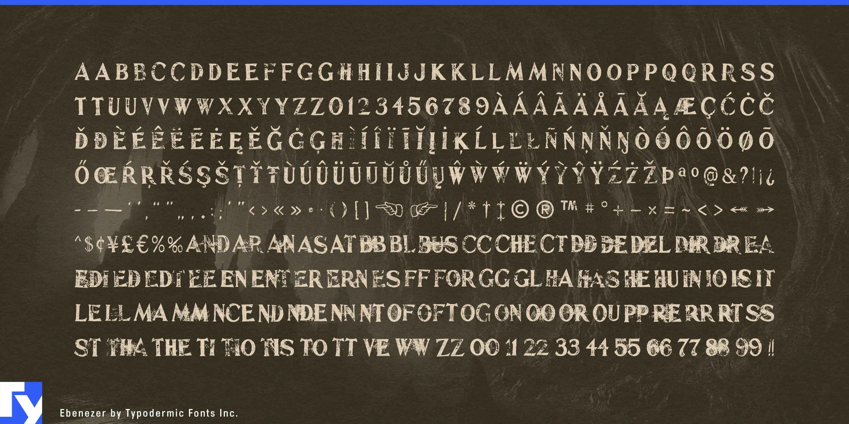 Schriftmuster 5 von Ebenezer