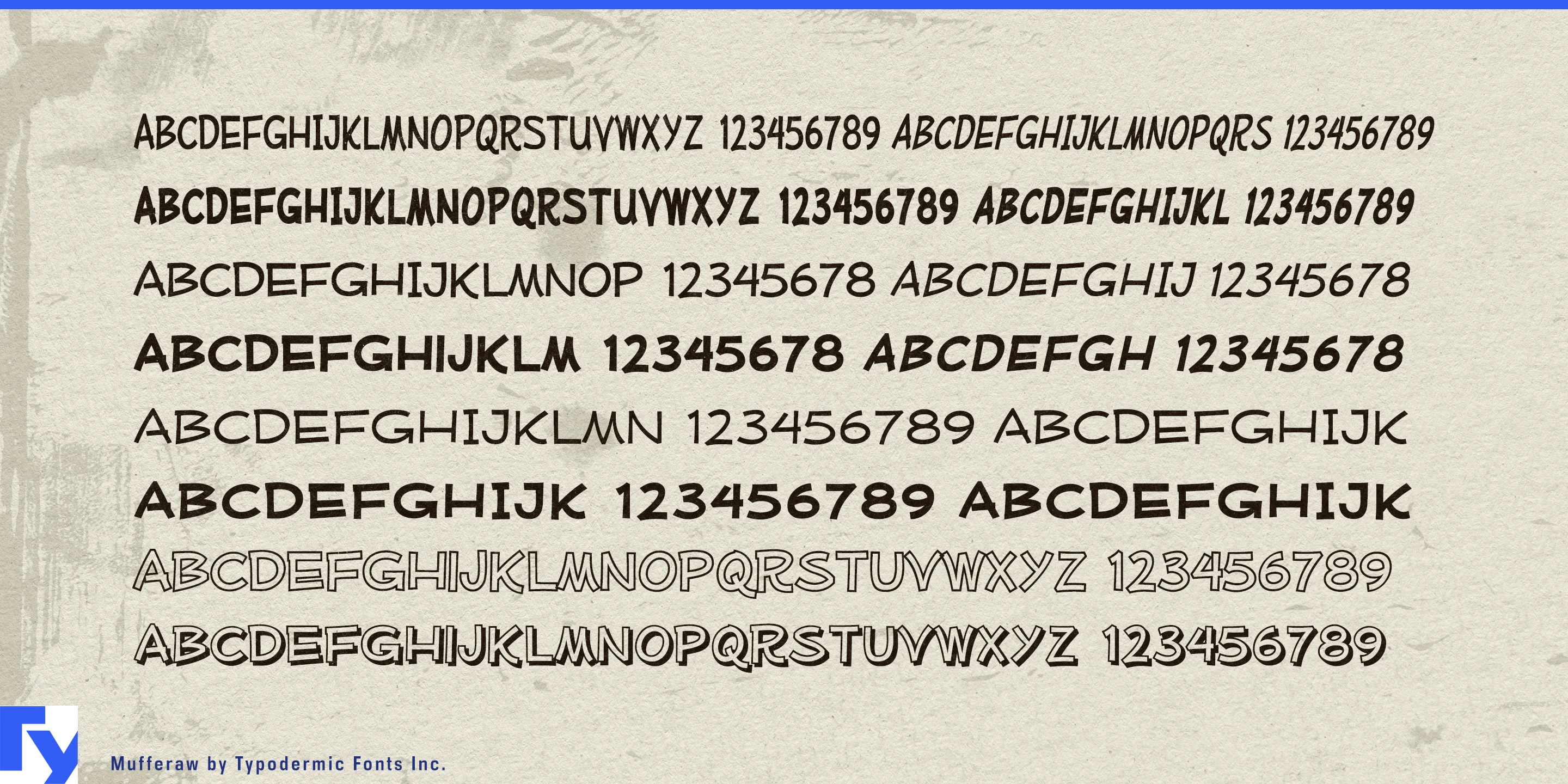Schriftmuster 4 von Mufferaw