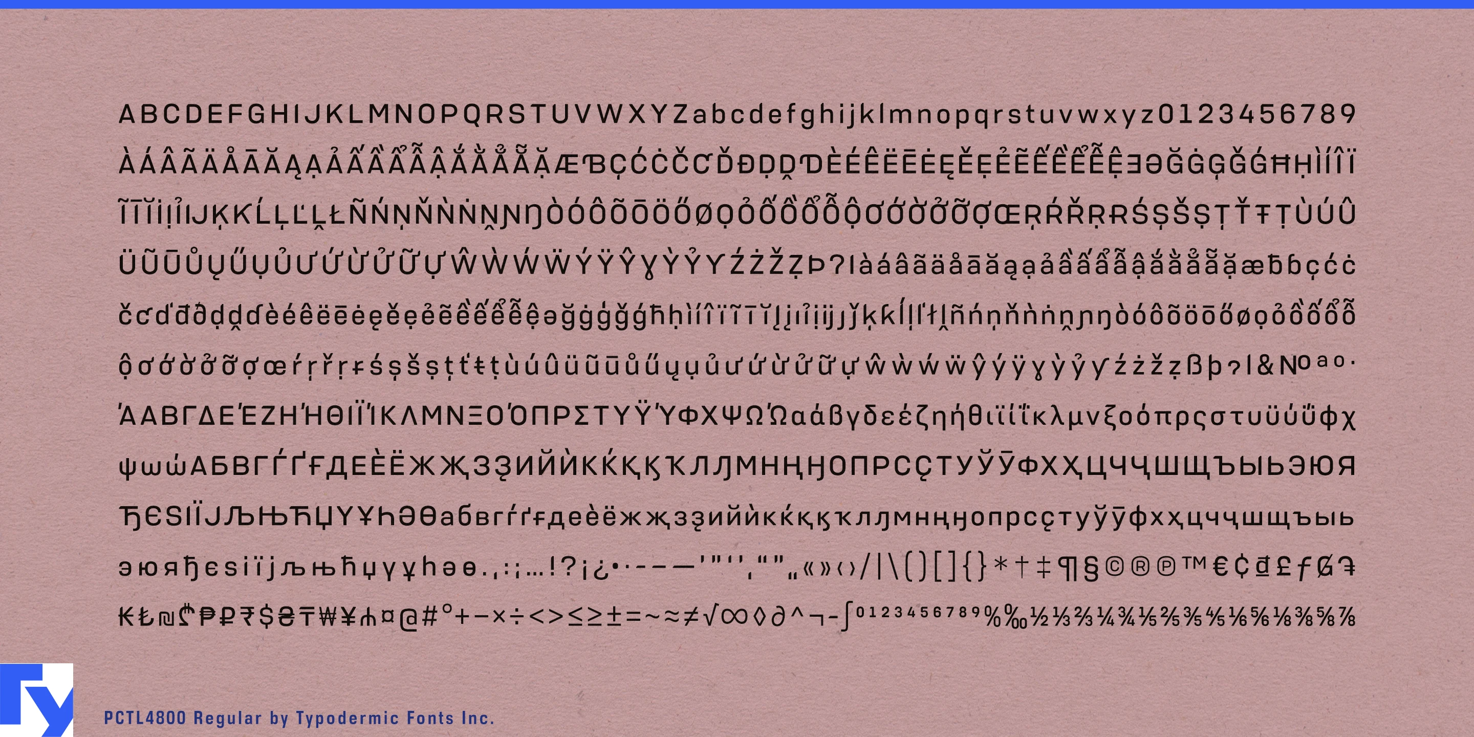 Schriftmuster 5 von Pctl4800
