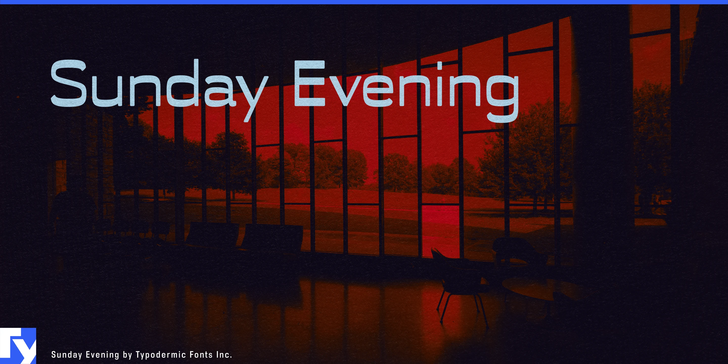 Schriftmuster 1 von Sunday Evening