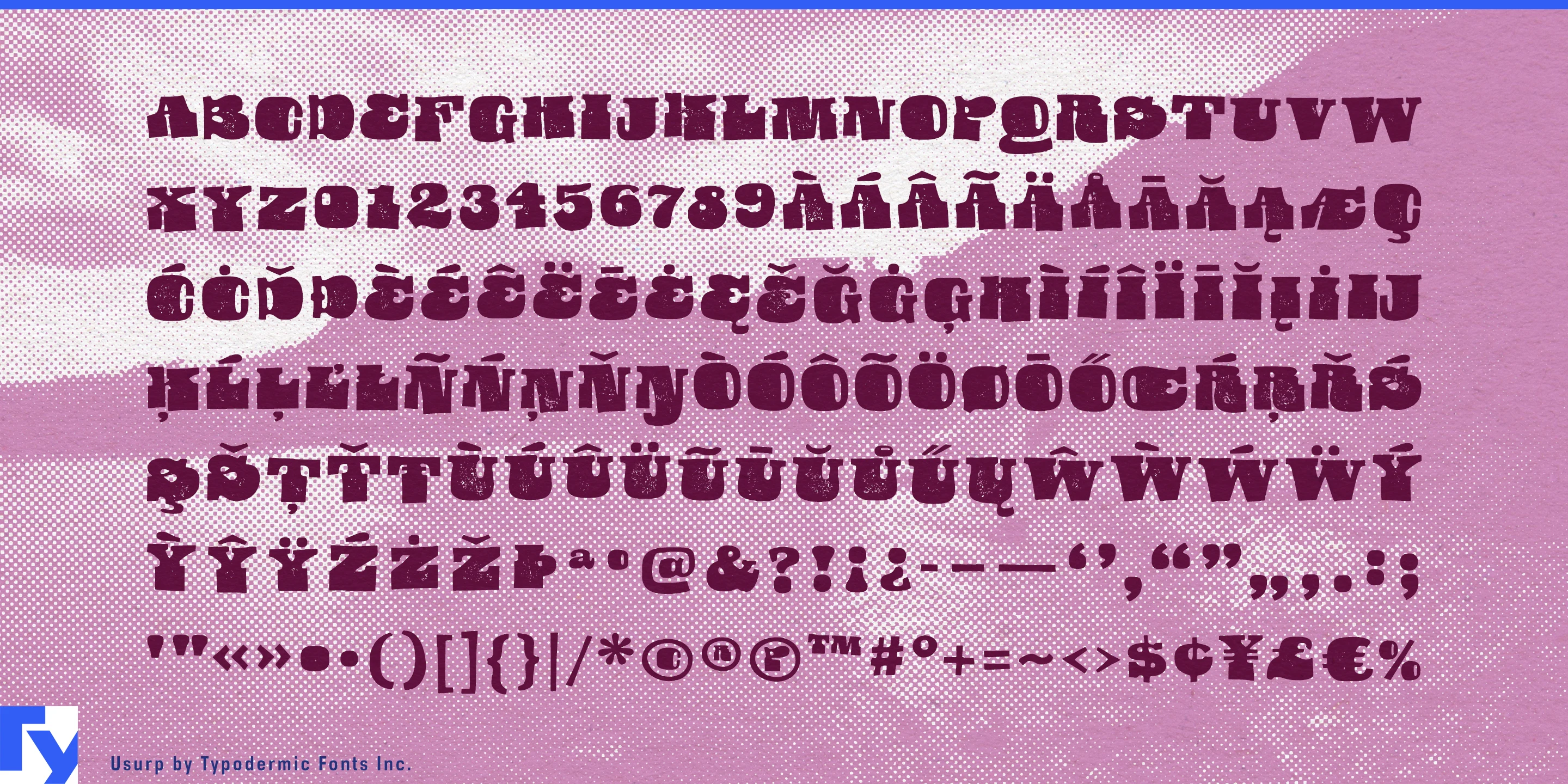 Schriftmuster 5 von Usurp